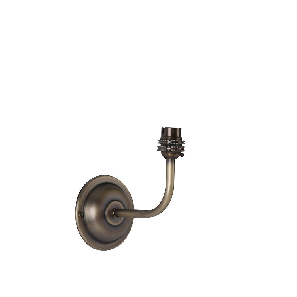 Bexley 1 Light Wall Light in Antique Brass by David Hunt Lighting