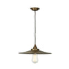 Buxton 1 Light Pendant Antique Brass by David Hunt Lighting