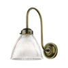 Cambridge Single Wall Light in Antique brass by David Hunt Lighting