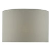 Cassandra Grey Cotton Drum 40cm by Dar Lighting