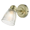 dar-lighting-cedric-single-spotlight-antique-brass-glass-ip44