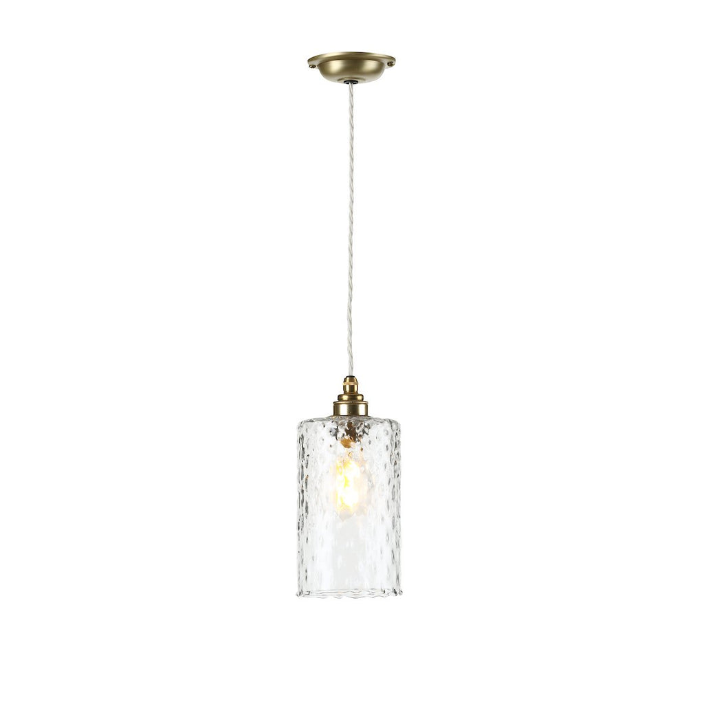 Duxford 1 Light Suspension Butter Brass by David Hunt Lighting