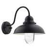 Dynamo 1 Light Wall Light Matt Black IP44 by Dar Lighting