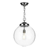 Fairfax 1 Light Pendant in Chrome by David Hunt Lighting