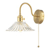 dar-lighting-hadano-1-light-wall-light-brass-with-flared-glass-shade