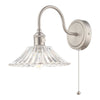 dar-lighting-hadano-1-light-wall-light-antique-chrome-with-flared-glass-shade