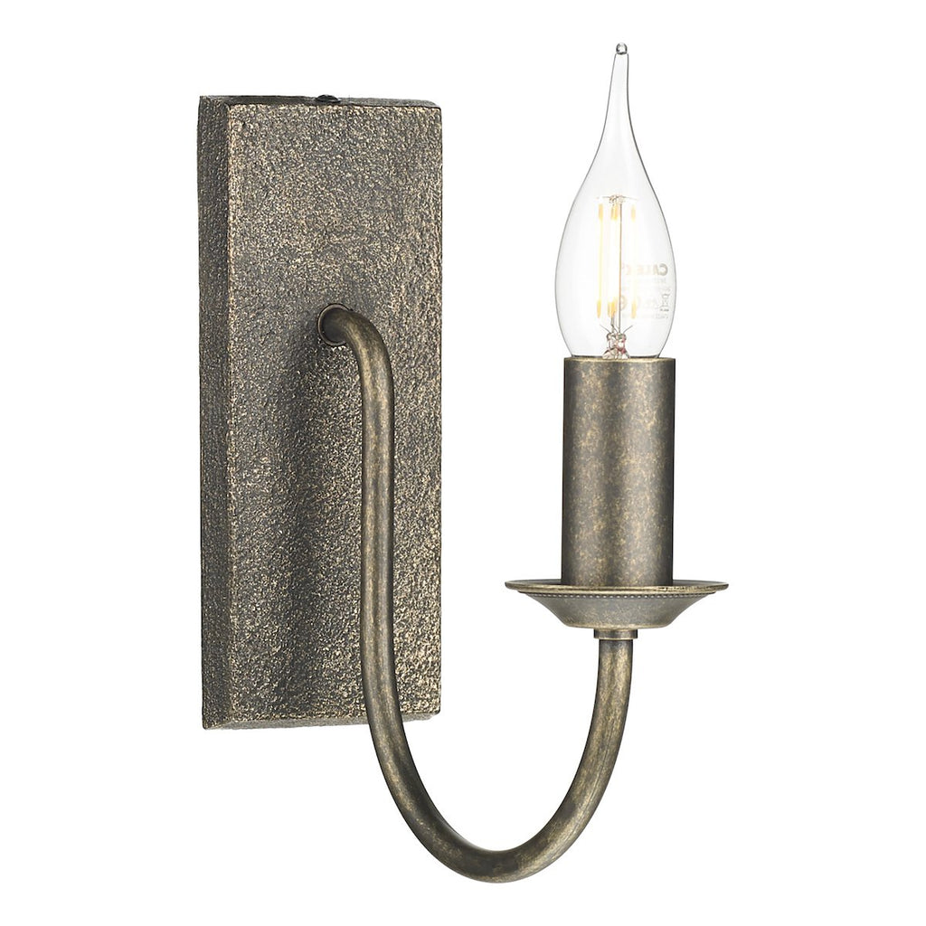 Herriot Single Wall Bracket Bronze by David Hunt Lighting