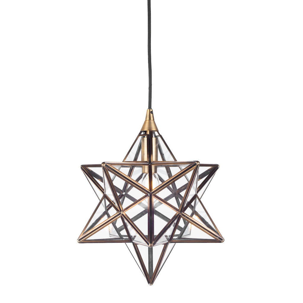 dar-lighting-ilario-1-light-star-pendant-small-antique-brass