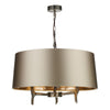 JOSHUA 3 light pendant with bespoke shade by David Hunt Lighting