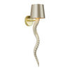 Kudu Wall Light Cream Gold complete with Bespoke Shade by David Hunt Lighting