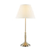 Elliot Brass Lamp With White Shade by Laura Ashley