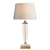 Carson Antique Brass & Crystal Table Lamp Base Extra-Large by Laura Ashley