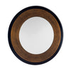 Cara Large Mottled Bronze Round Mirror by Laura Ashley