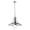 Corbridge Polished Chrome 1 Light Fisherman Ceiling Light by Laura Ashley