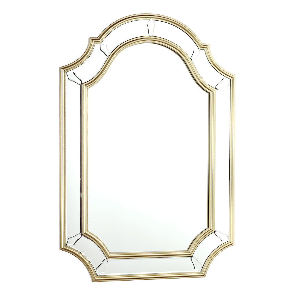 Braxton Rectangle Mirror With Champagne Edging by Laura Ashley