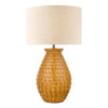 Liza Ceramic Table Lamp Orange With Shade by Laura Ashley