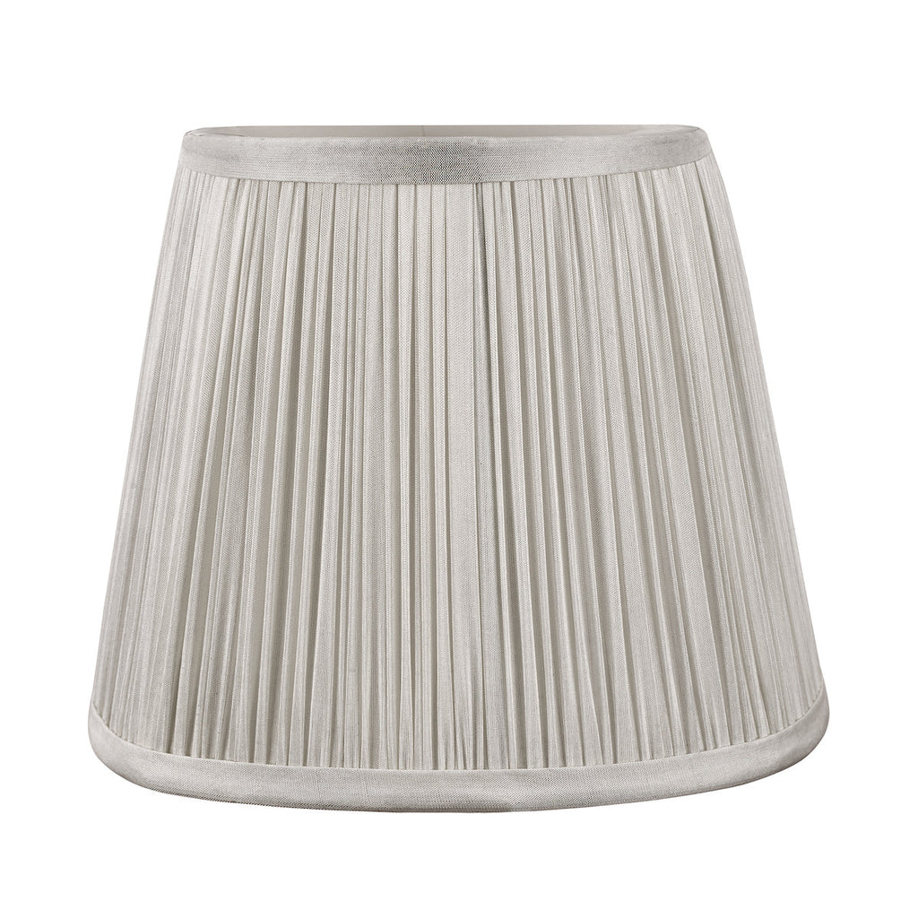 Hemsley Silk Shade Silver 5 inch