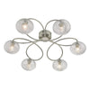 dar-lighting-leysha-6lt-semi-flush-satin-nickel-&-glass