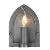 Lindisfarne Wall Light Antique Pewter by David Hunt Lighting