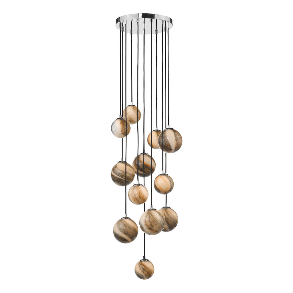 dar-lighting-mikara-12-light-cluster-pendant-polished-chrome-glass-2.5m