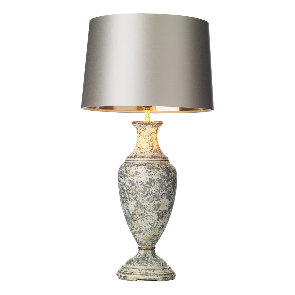 NOBLE table lamp in a hand painted Cream/gold by David Hunt Lighting