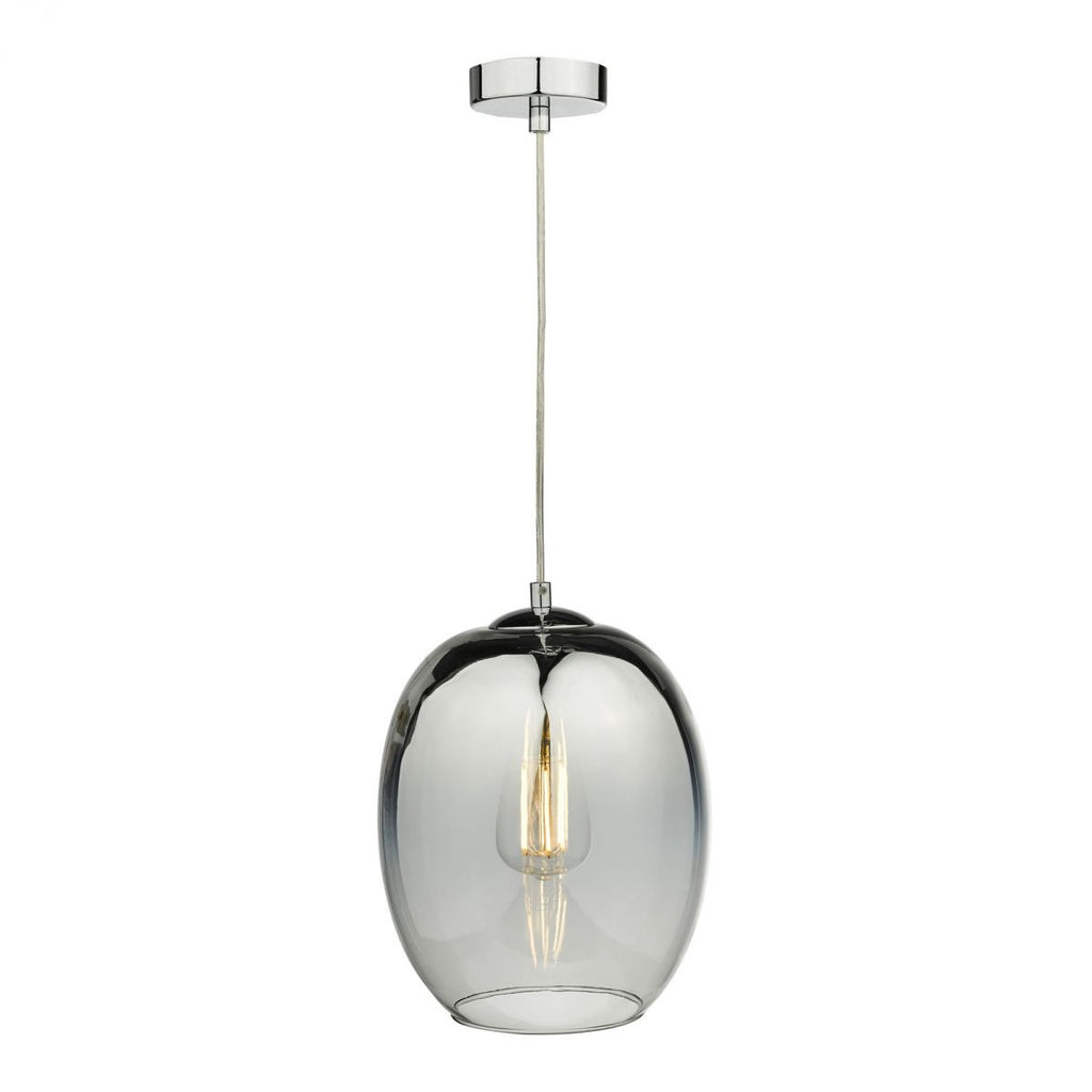 dar-lighting-patrice-1-light-pendant-silver-glass