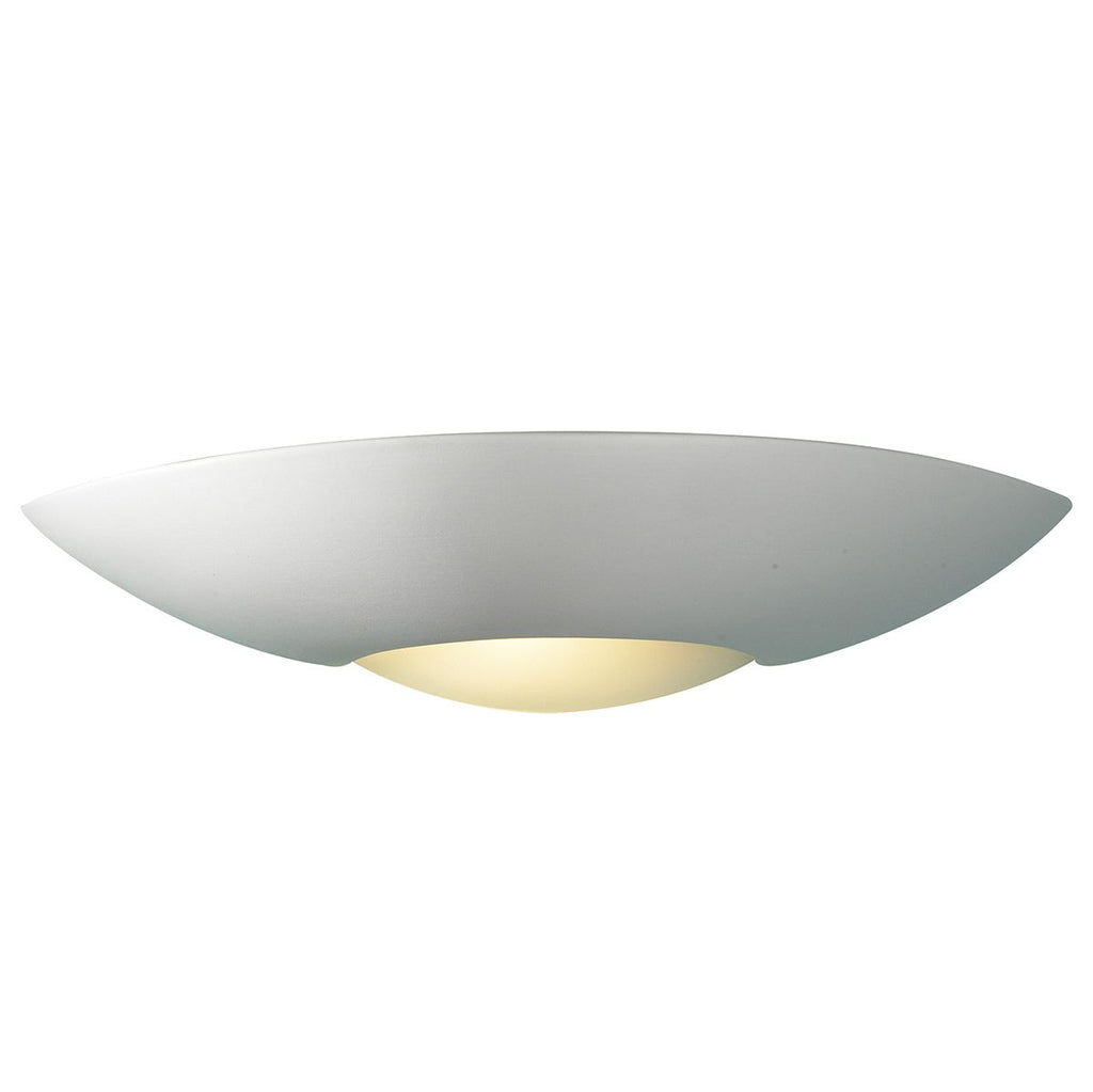 Slice Wall Light Unglazed by Dar Lighting