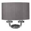 SLOANE Double Wall Washer Pewter by David Hunt Lighting