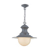 Station Lamp Small Pendant Lead Grey by David Hunt Lighting