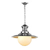 Station Lamp Large Pendant Chrome by David Hunt Lighting