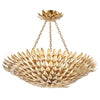 Volcano 5 Light Pendant Gold by Dar Lighting