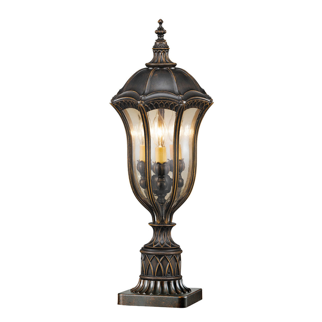 Baton Rouge 3 Light Pedestal Lantern - Feiss