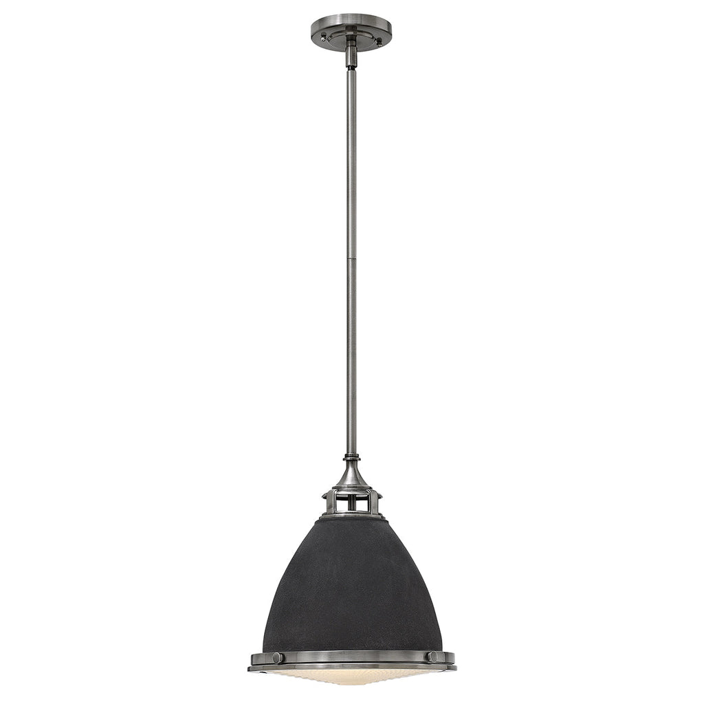 Amelia 1 Light Medium Pendant - Aged Zinc - Hinkley Lighting