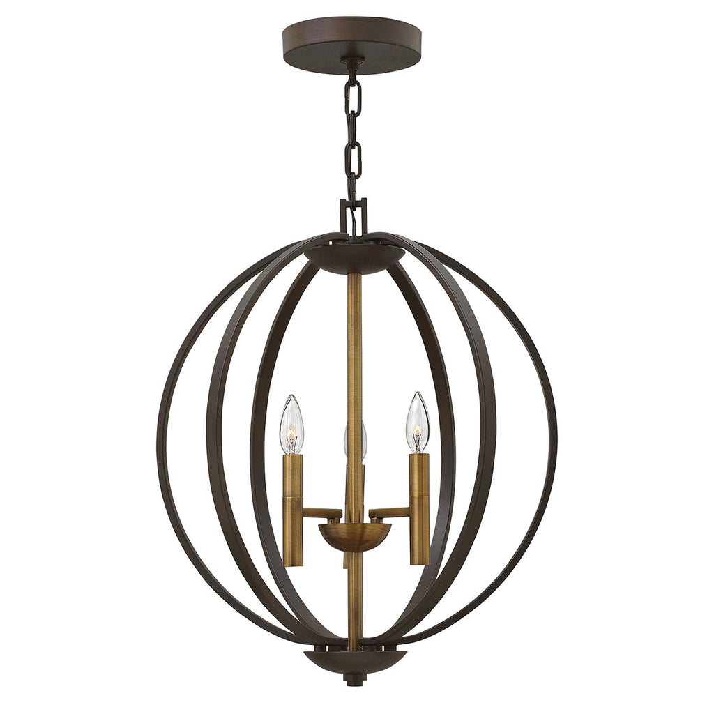 Euclid 3 Light Pendant Chandelier - Hinkley Lighting