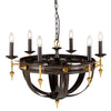 Regal 6 Light Chandelier - Elstead Lighting